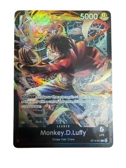 One Piece Monkey.D.Luffy (001) L Starter Deck 14: 3D2Y ST14-001 English Foil NM - Image 1