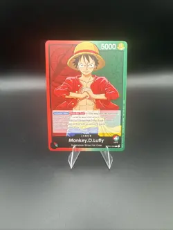 Monkey D. Luffy - OP01-003 Leader Post Errata - Demo Deck - One Piece English - Image 1