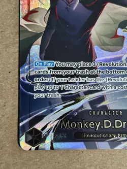 One Piece Japanese 3rd Anniversary Set Monkey D Dragon OP12-094 Promo NM English - Image 3