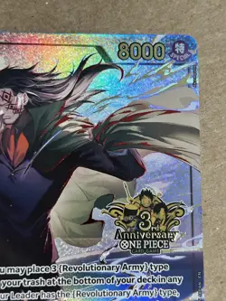 One Piece Japanese 3rd Anniversary Set Monkey D Dragon OP12-094 Promo NM English - Image 5