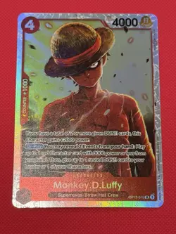 Monkey D Luffy SR OP12-015 Legacy of the Master One Piece English - Image 1