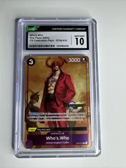 CGC 10 Gem Mint Who's Who ST04-010 CS 2023 Celebration Pack One Piece English - Image 1