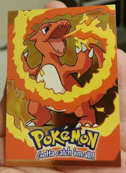 Charmeleon Topps Chrome Pokemon Card Holo 1999/2000 TV Series NM - Image 1