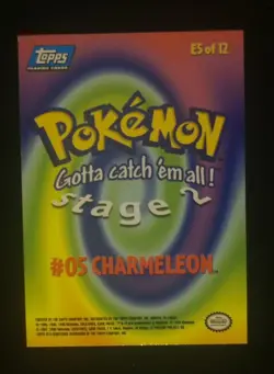 Charmeleon Topps Chrome Pokemon Card Holo 1999/2000 TV Series NM - Image 4