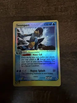 Swampert 13/109 EX Ruby & Sapphire Reverse Holo Pokemon Card TCG - NM/LP - Image 1