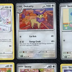 6x Pokemon TCG Delcatty & Skitty Bundle Mixed set (No duplicate) NM - Image 3