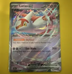 Pokemon TCG Latias ex 076/191 SV08 Surging Sparks Holo Double Rare EN 2024 - Image 1