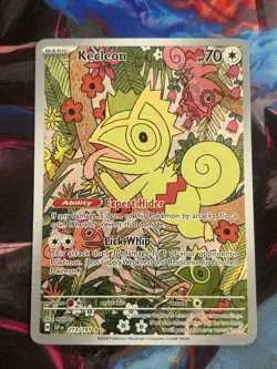 Pokemon TCG I Surging Sparks I Kecleon Illustration Rare Card 213/191 - Image 1