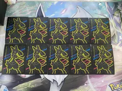 💫 10pc Crown Zenith ETB Deck Protector Sleeves - LP - Pokemon TCG - Lucario - Image 1