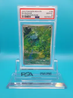 2023 Pokemon Scarlet & Violet 151 BULBASAUR #166: PSA 10 Gem Mint - Image 1