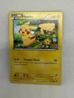 Pikachu 27/111 Furious Fists Common Pokemon Card LP 2014 - Image 2