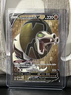 Sandaconda V 175/198 Full Art Ultra Rare Chilling Reign Pokemon Card Holo - Image 1
