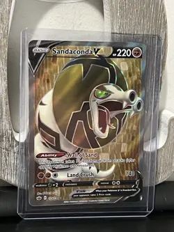 Sandaconda V 175/198 Full Art Ultra Rare Chilling Reign Pokemon Card Holo - Image 2