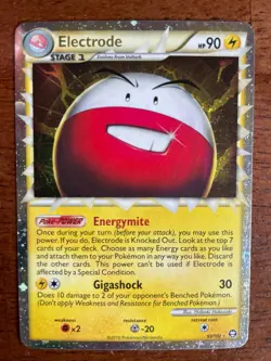 Electrode Prime Triumphant Full Art Holo Card NM - Image 1
