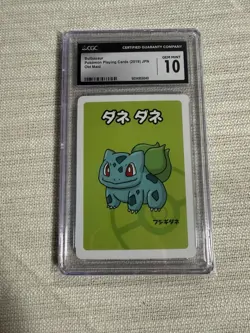 BULBASAUR 2019 POKEMON Japanese OLD MAID CGC 10 GEM MINT - Image 1
