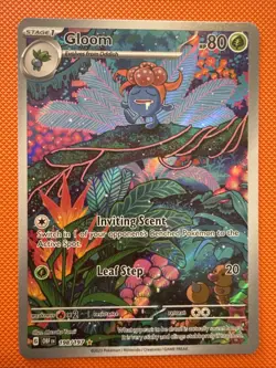 The Pokemon Company Pokemon TCG Gloom 198/197 Obsidian Flames IR Holo Full Art - Image 1