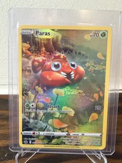 Pokemon TCG Paras Crown Zenith: Galarian Gallery Gg32/Gg70 Holo Rare - Image 1
