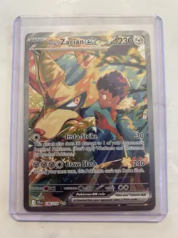 Pokemon TCG Journey Together Hop’s Zacian Ex SIR 186/159 - Image 1