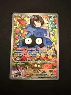Pokemon TCG Erika’s Tangela 218/217 Ascended Heroes Illustration Rare - Image 1