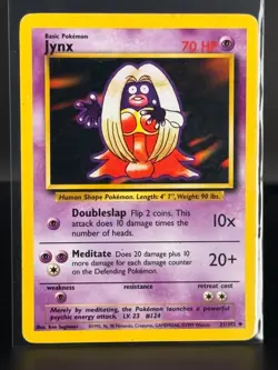 Jynx 31/102 Base Set - Uncommon - Pokemon Card TCG - WOTC - MP - 50 - Image 1
