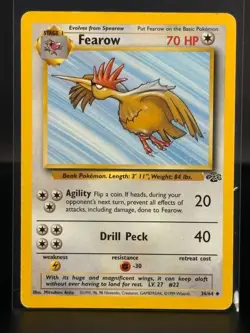 Fearow - 36/64 - Jungle Set - Unlimited - Pokemon Card - MP - 50 - Image 1