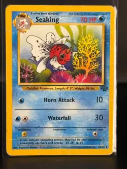 Seaking 46/64 Jungle Set Unlimited 1999 Pokemon Card - HP - 50 - Image 1