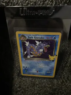 Dark Gyarados 8/82 Celebrations: Classic Collection Holo NM Pokemon Card - Image 1