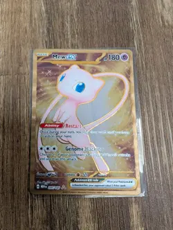 Pokemon TCG Scarlet & Violet 151 Mew EX Metal Card 205/165 - Image 1