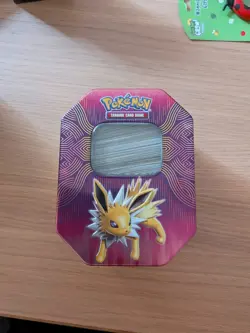Pokemon TCG Jolteon Metal Tin With 100+ Cards - Image 1
