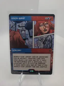 Vision Quest #0309 R Borderless MTG Marvel Super Heroes - Image 1