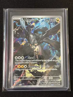 N’s Zekrom 031 Black Star Promo Pokemon TCG Card Near Mint Condition Rare - Image 1