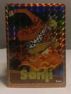 ONE PIECE HOLOGRAPHIC TRADING CARD STICKERS Sanji Zou - Image 2