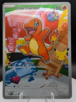 Pokemon TCG: First Partner: Mega MEP 038: Charmander Black Star Promo (NM) - Image 1