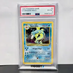 1999 POKEMON GAME #6 GYARADOS-HOLO PSA 6 - Pokemon TCG - Image 1