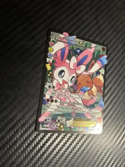 Pokemon Generations Radiant Collection Sylveon EX Full Art Ultra Rare RC32/32 NM - Image 2
