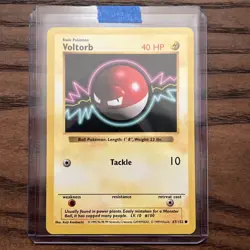 Voltorb 67/102 Shadowless Base Set Common 1999 English Pokemon NM - Image 3