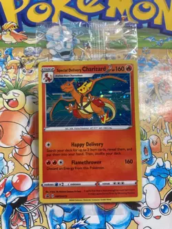 Special Delivery Charizard SWSH075 Holo Sword & Shield Promo Pokemon SEALED - Image 1