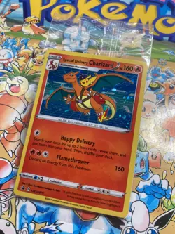 Special Delivery Charizard SWSH075 Holo Sword & Shield Promo Pokemon SEALED - Image 2