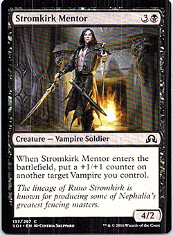 Stormkirk Mentor Magic The Gathering Shadows Over Innistrad Light Play - Image 1