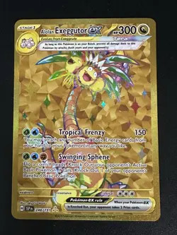 Alolan Exeggutor EX 248/191 Pokemon Surging Sparks Gold Hyper Rare Holo NM - Image 1