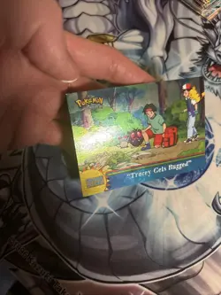 (HPL) Pokemon Tracey Gets Bugged Topps Orange Islands 14 Rainbow Foil LP - Image 4