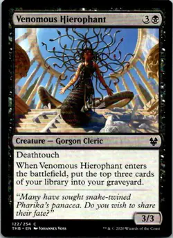Venomous Hierophant Magic The Gathering Theros Beyond Death Mint - Image 1
