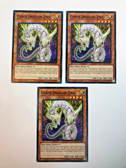 (3) YuGiOh! CYBER DRAGON ZWEI: LEDD-ENB02 COMMON 1st Edition NM - Image 1