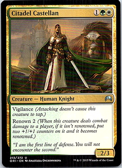 Citadel Castellan Magic The Gathering Magic Origins Light Play - Image 1