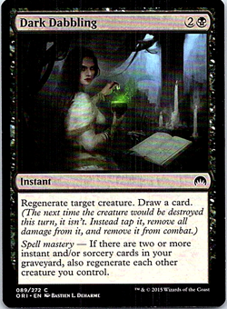 Dark Dabbling Magic The Gathering Magic Origins Light Play - Image 1