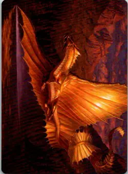 Adult Gold Dragon #58 Art Series Adventures In The Forgotten Realms NM - Image 1