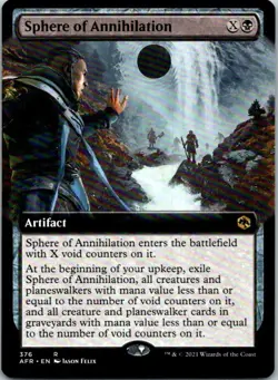 Sphere Of Annihilation Extended Art Adventures In The Forgotten Realms NM - Image 1