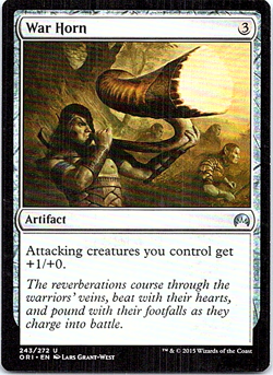 War Horn Magic The Gathering Magic Origins Light Play - Image 1