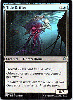 Tide Drifter Magic The Gathering Battle For Zendikar Light Play - Image 1