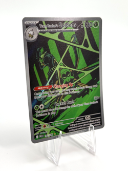 Pokemon Team Rocket's Spidops 187/182 Illustration Rare Destined Rivals NM - Image 3